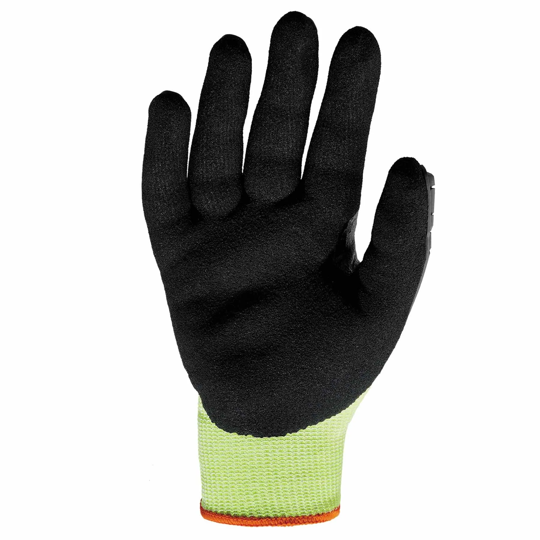 Ergodyne 17835 7141-CASE XL Lime ANSI A4 DIR Nitrile-Coated CR Gloves 72-Pair