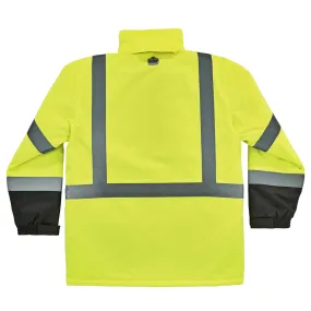 Ergodyne 25564 GloWear 8384 Type R Class 3 Thermal Parka, Large, HV Lime