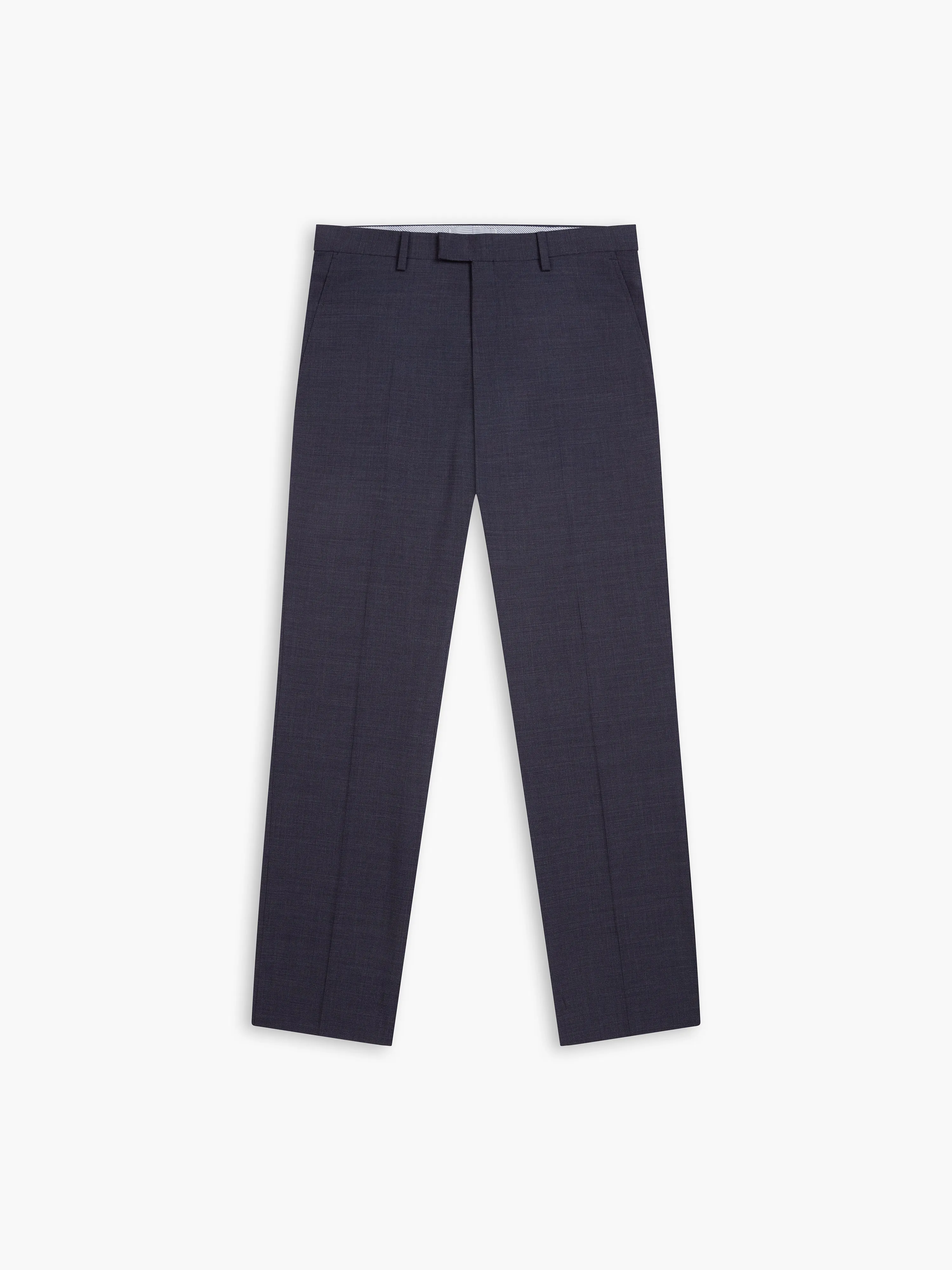 Farrell Infinity Active Slim Fit Dark Denim Micro Puppytooth Trouser