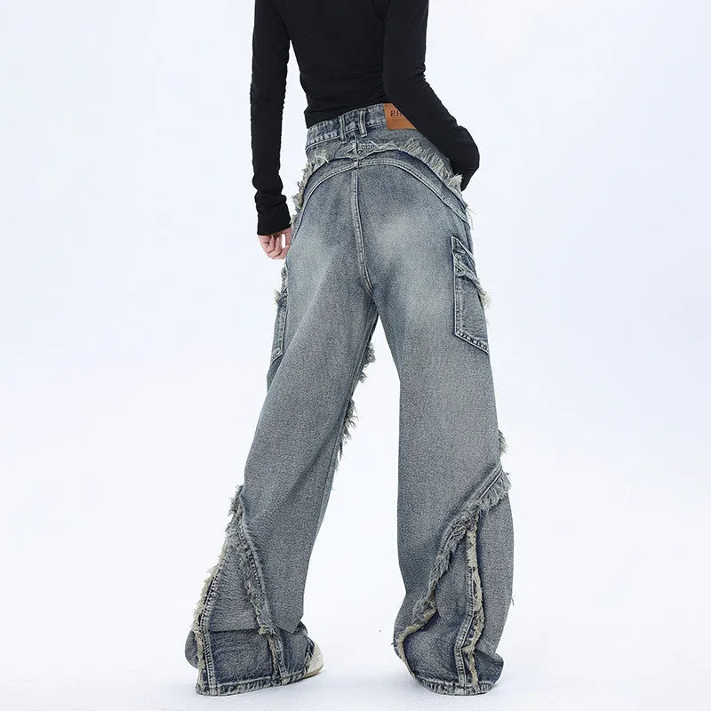 Fashion Work Clothes Denim Trousers