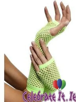 Fingerless Fishnet Gloves