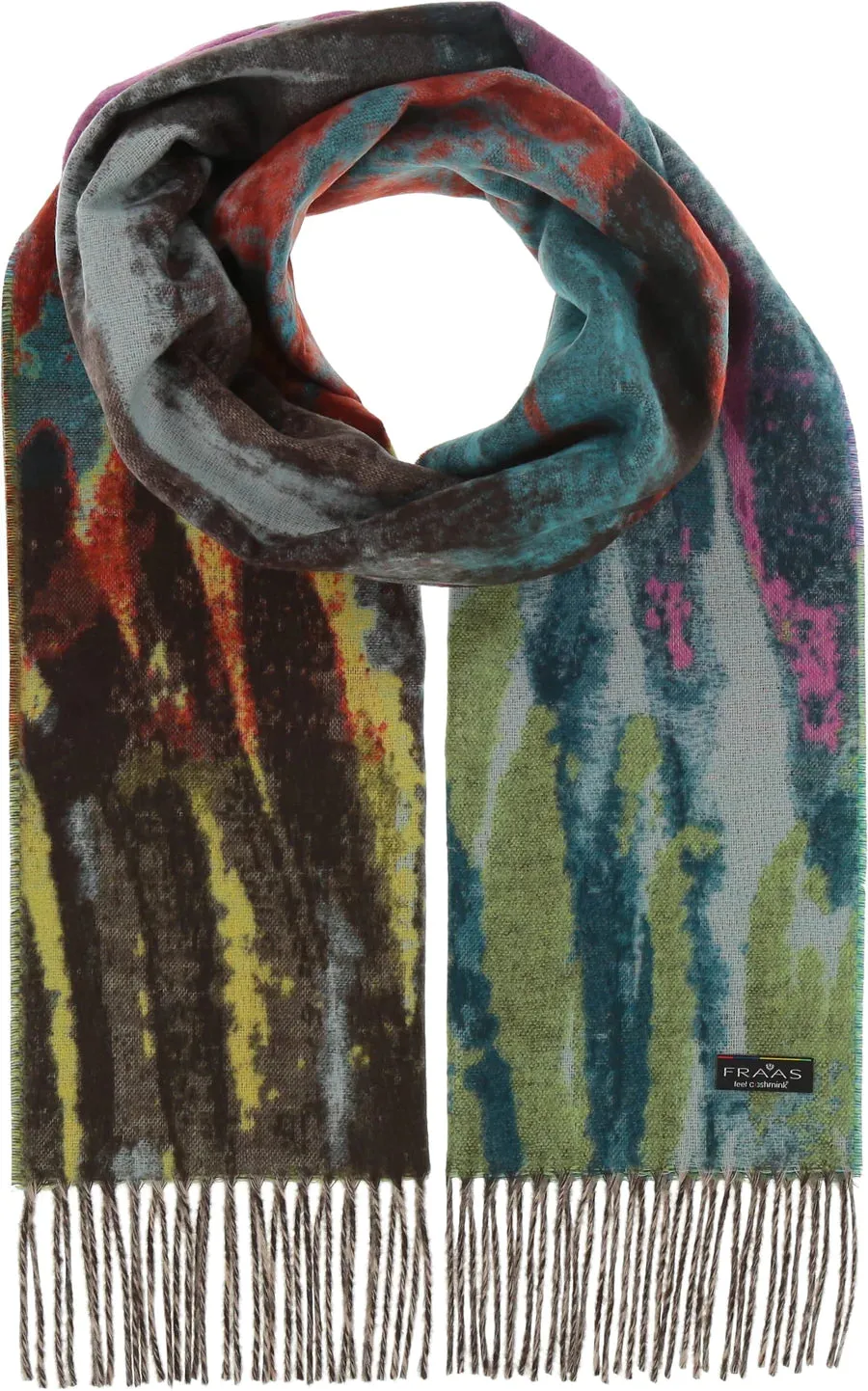 Fraas 625141 RAINBOW BRUSHES CASHMINK® SCARF