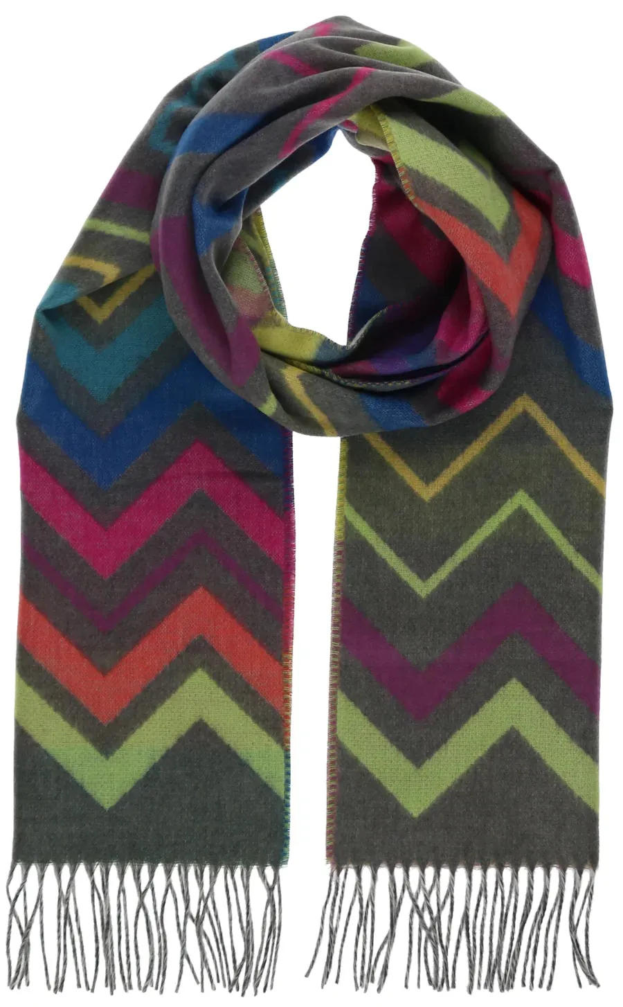 Fraas 734983 Modern Zig Zag Cashmink Scarf