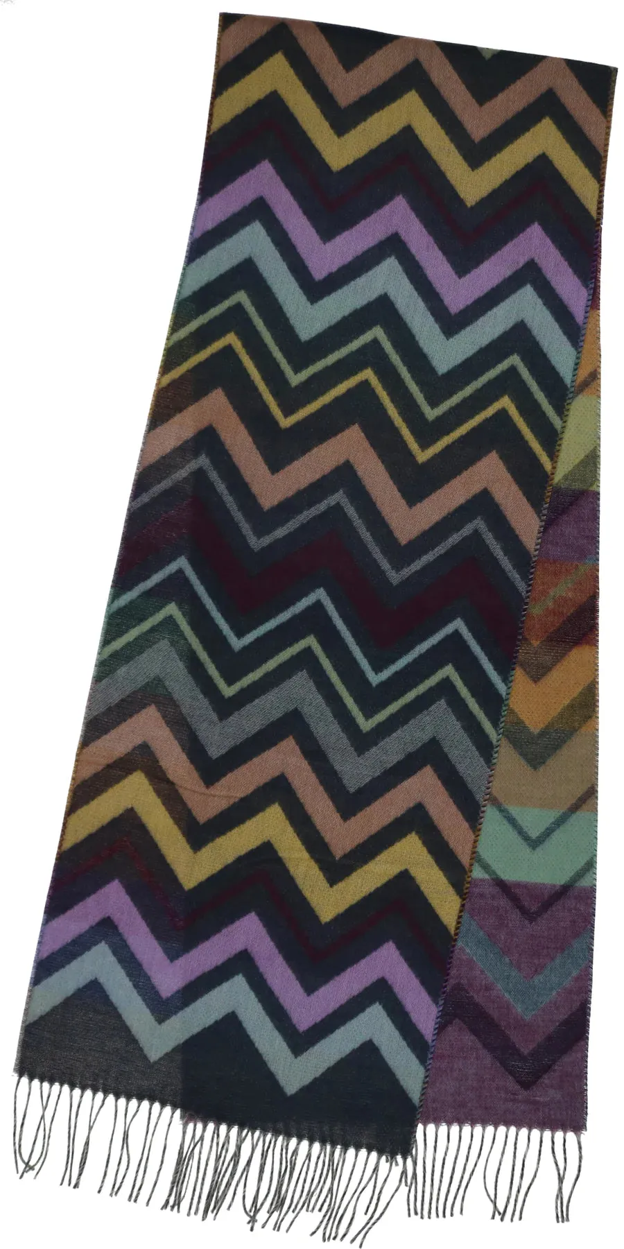 Fraas 734983 Modern Zig Zag Cashmink Scarf