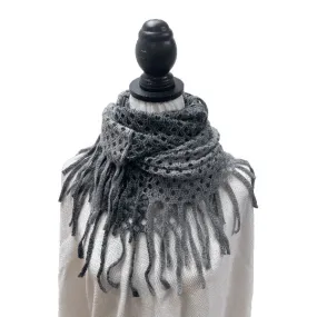 Fringe Flair Crochet Loop Infinity Scarf