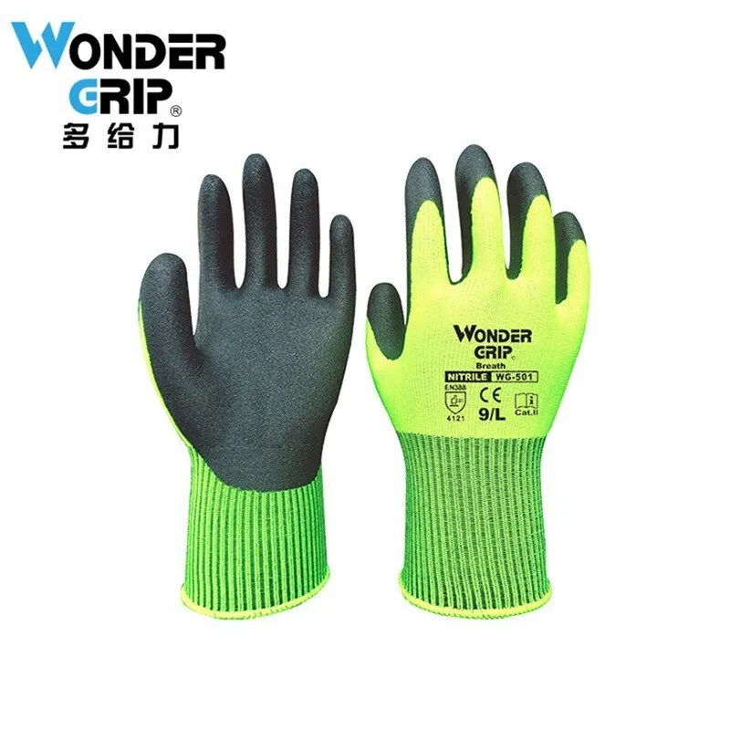 Garden Rubber Gloves for Men and Women, Nitrile Coated Working Glove for Gardening, Fishing, Clamming, Cleaning