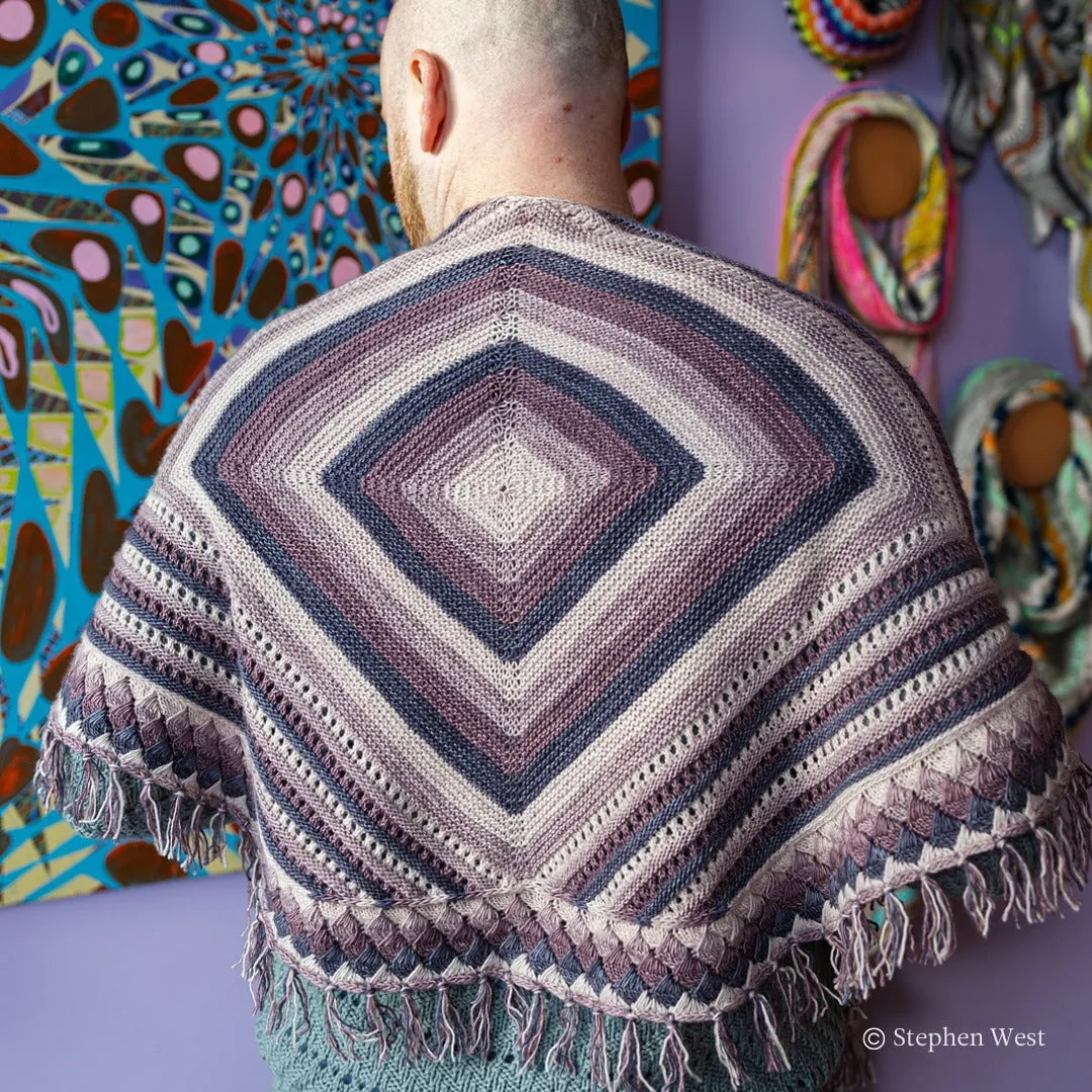 Geogradient Shawl Kit