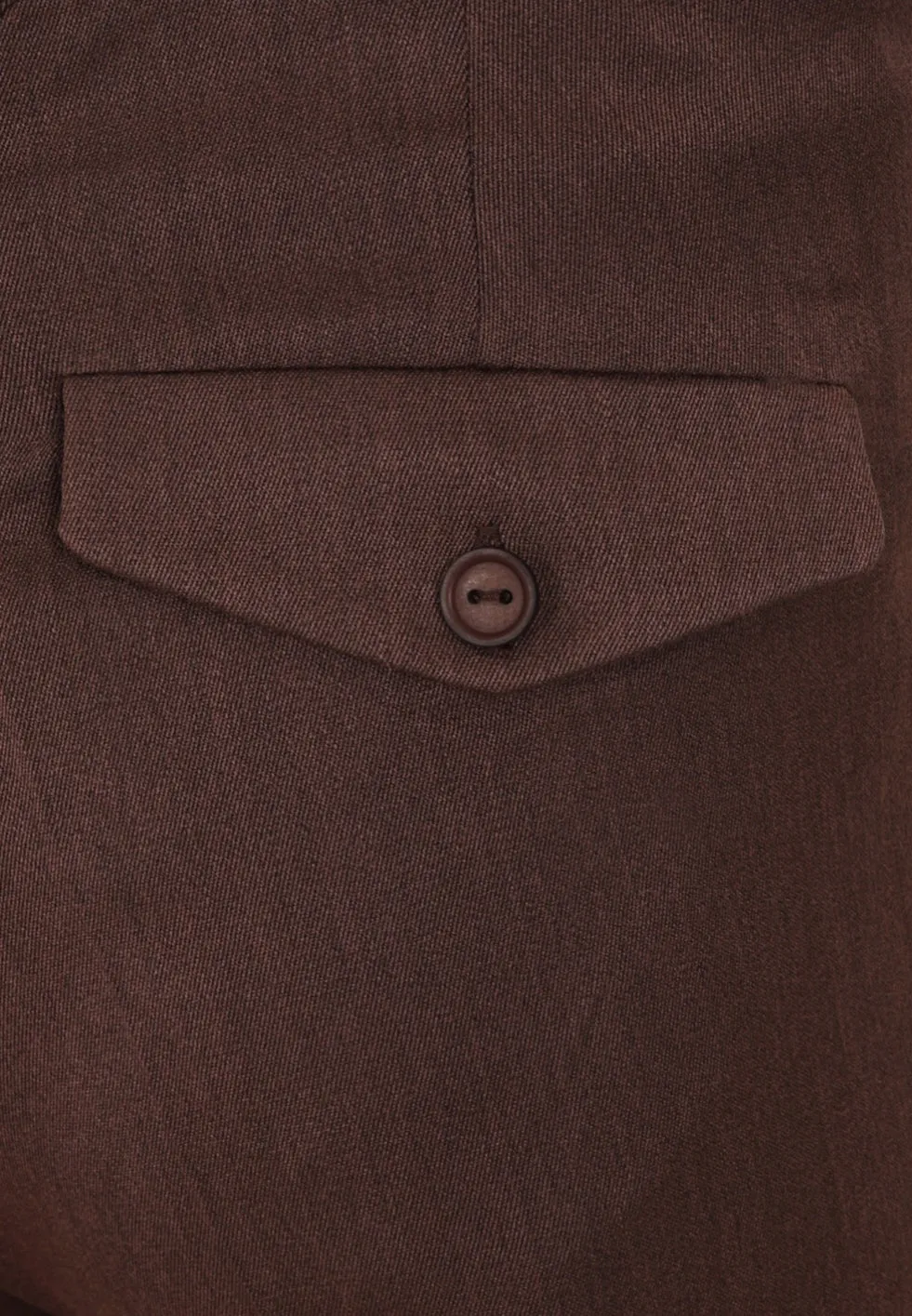 Get In Line Trousers In Brown by Banned  