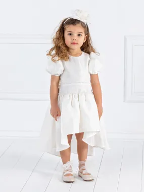 Girl's baptism silk dress - HOPE