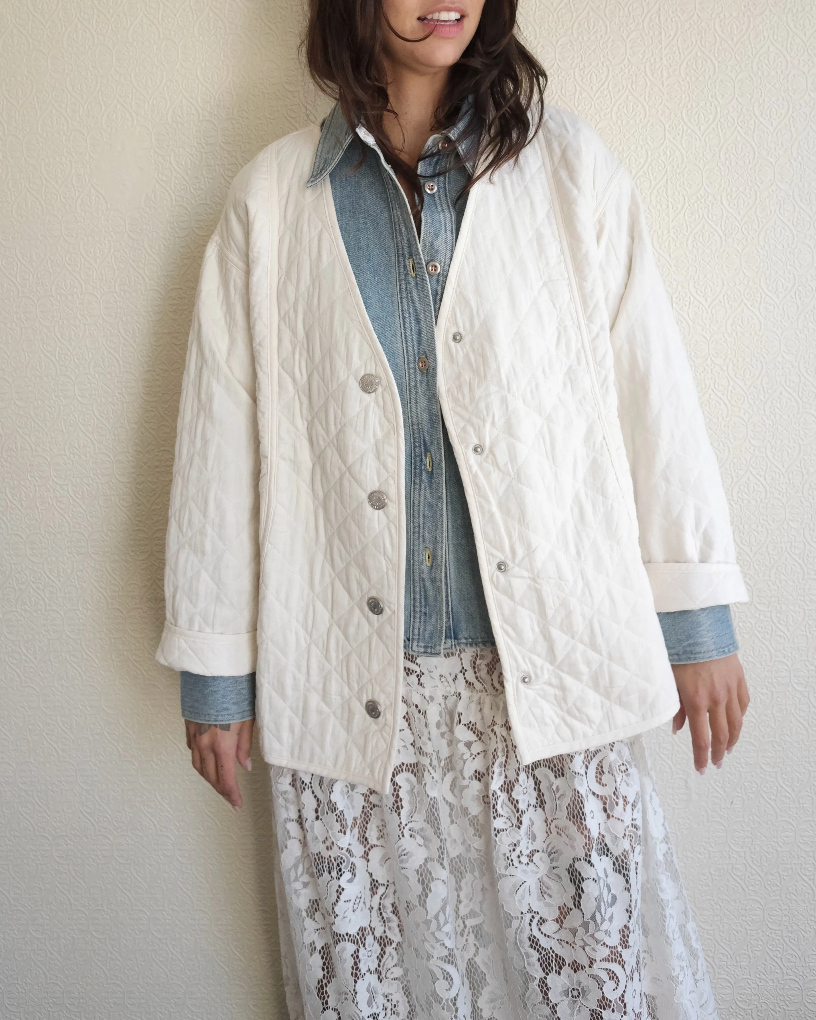 Harlow Jacket, Ecru