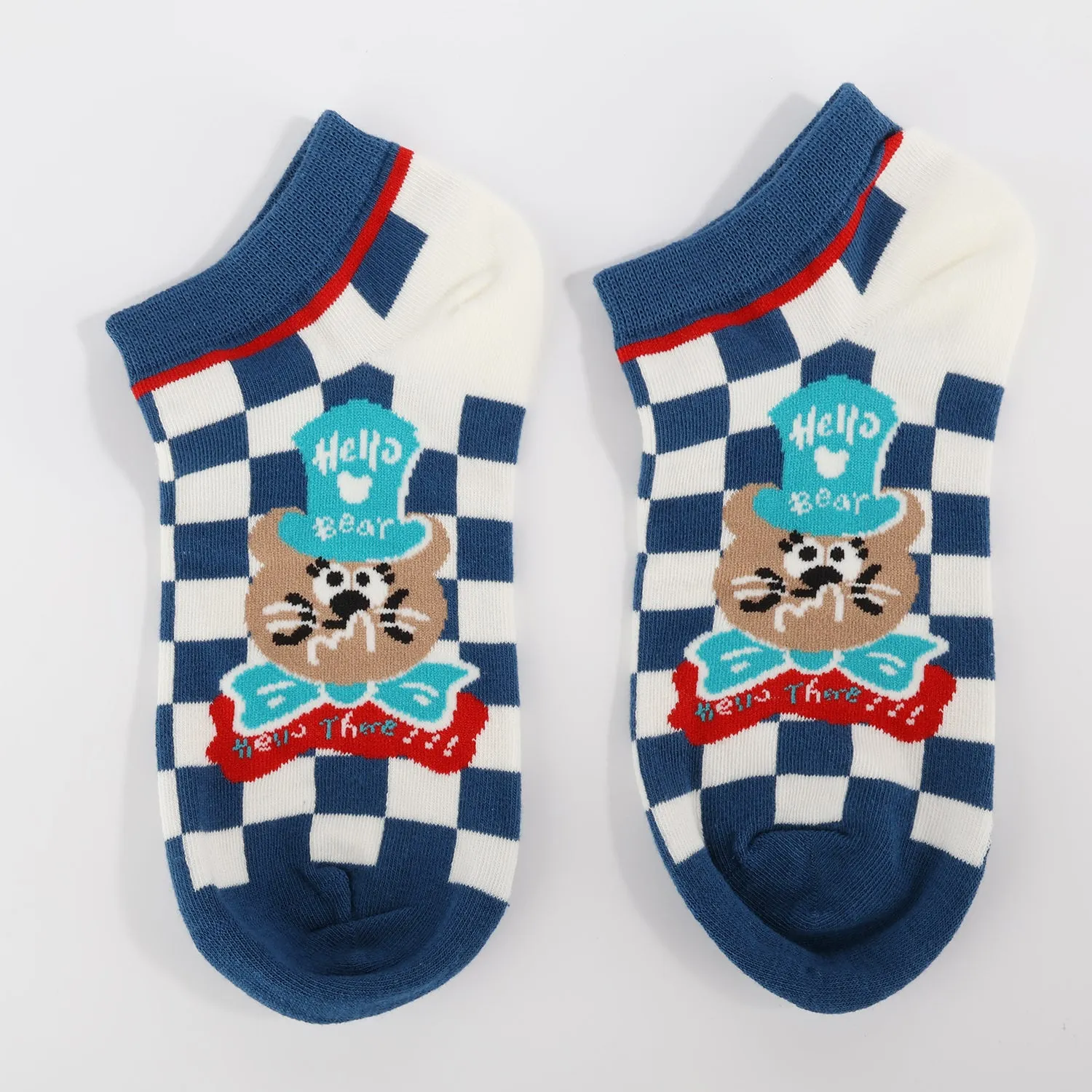 Hello There Bear Socks