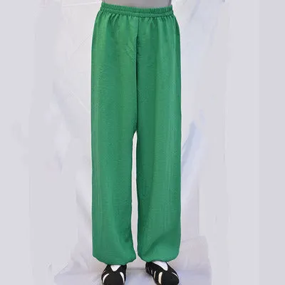 High-grade Lineni pants, martial arts Yoga practice performance trousers morning exercise for men women