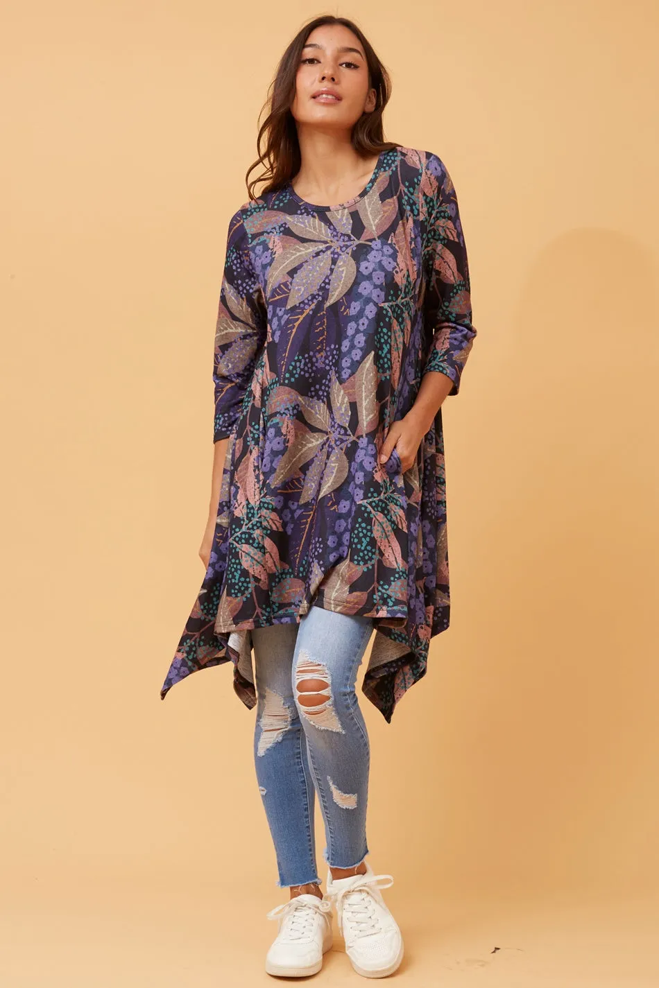 HOSHI BOTANICAL PRINT TUNIC