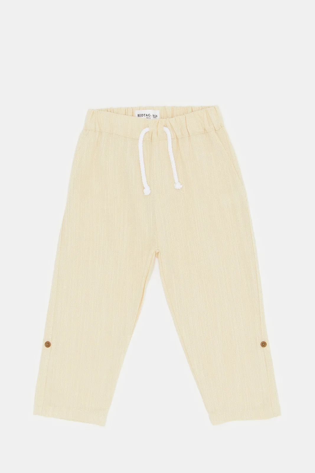 Infant Boys Beige Linen Trousers