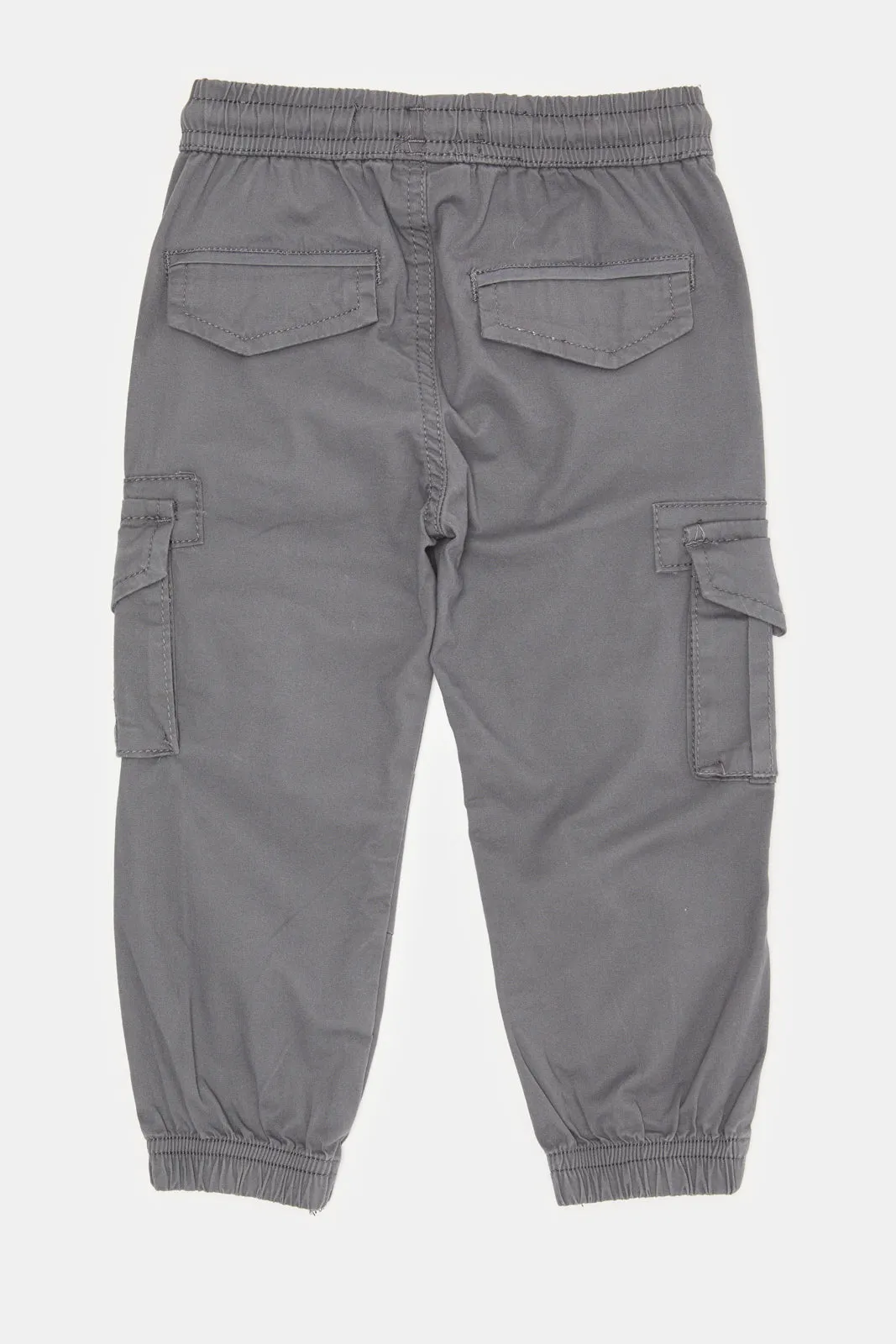 Infant Boys Grey Cargo Jogger