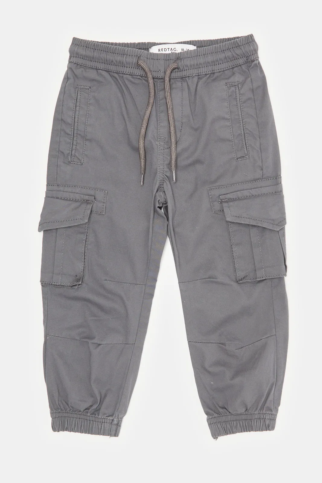 Infant Boys Grey Cargo Jogger