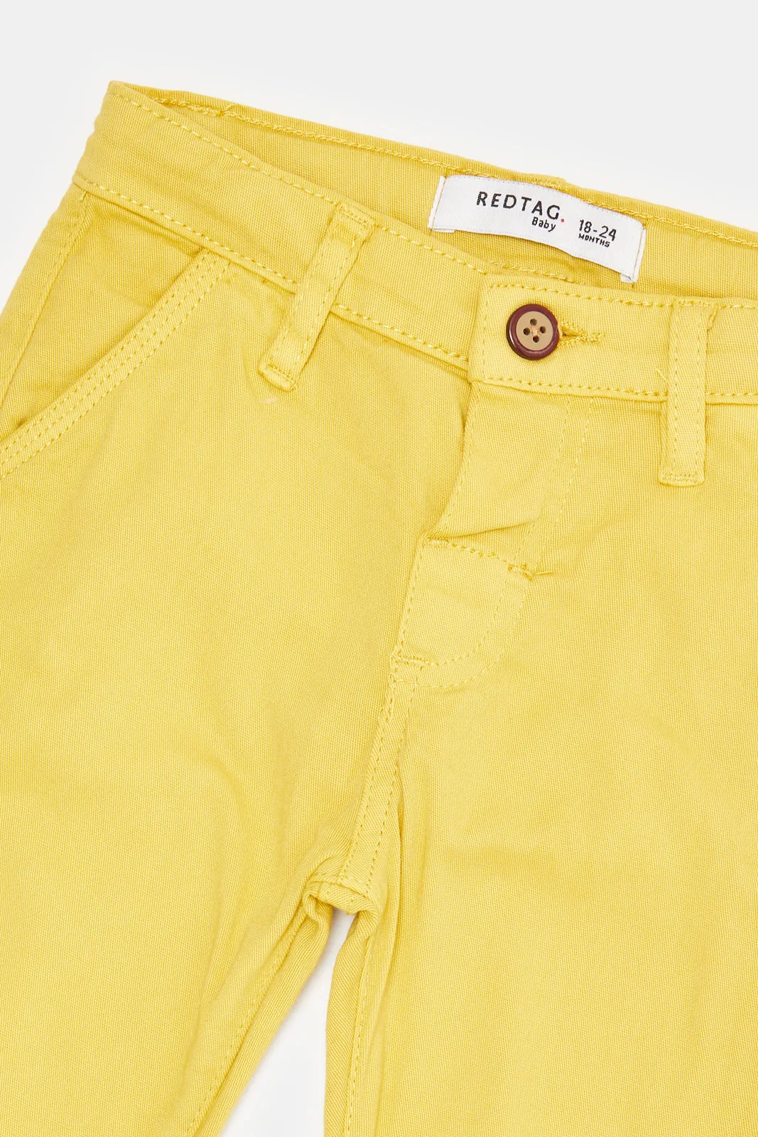 Infant Boys Mustard Chino Pant