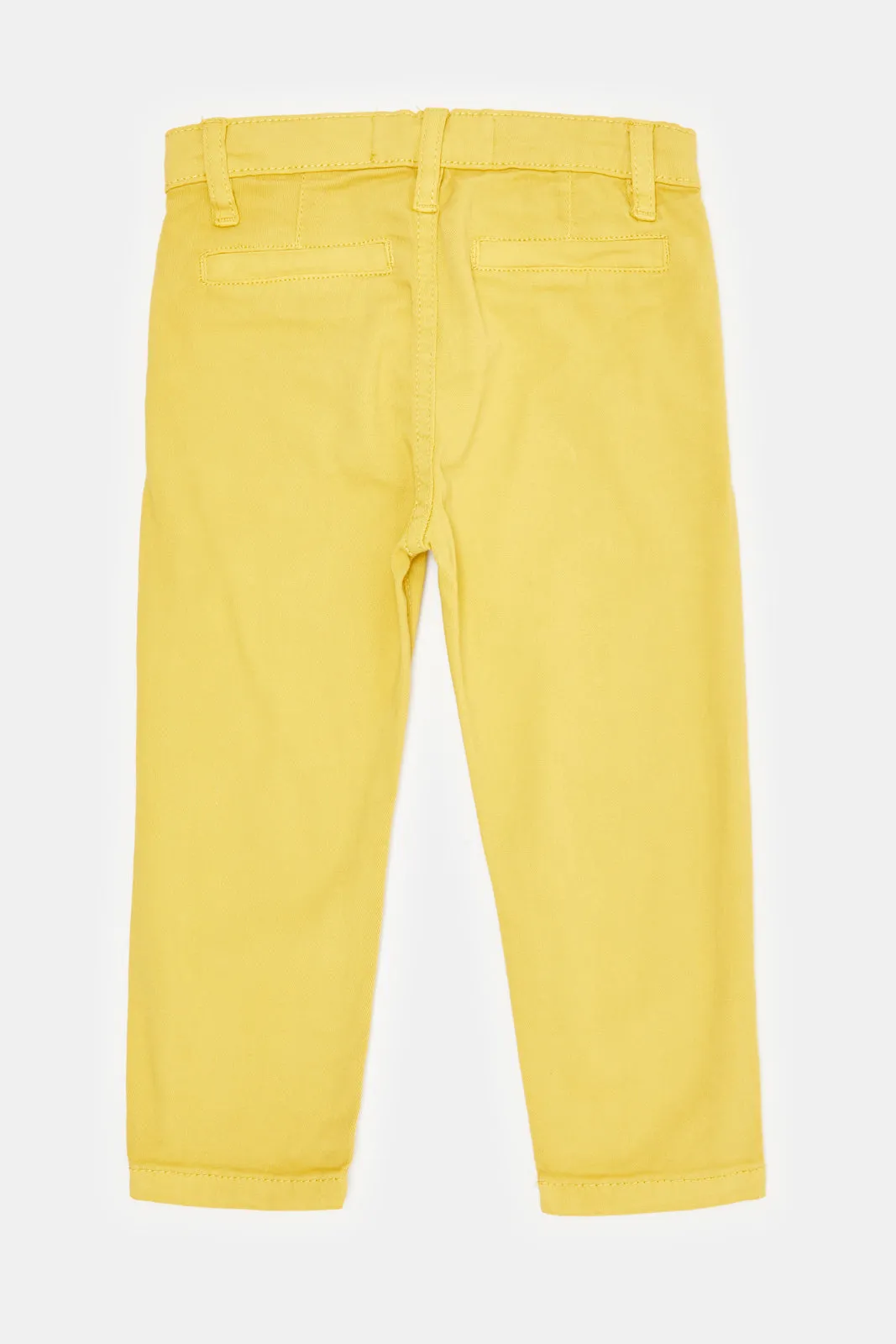 Infant Boys Mustard Chino Pant