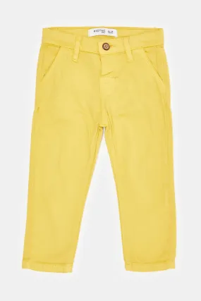 Infant Boys Mustard Chino Pant