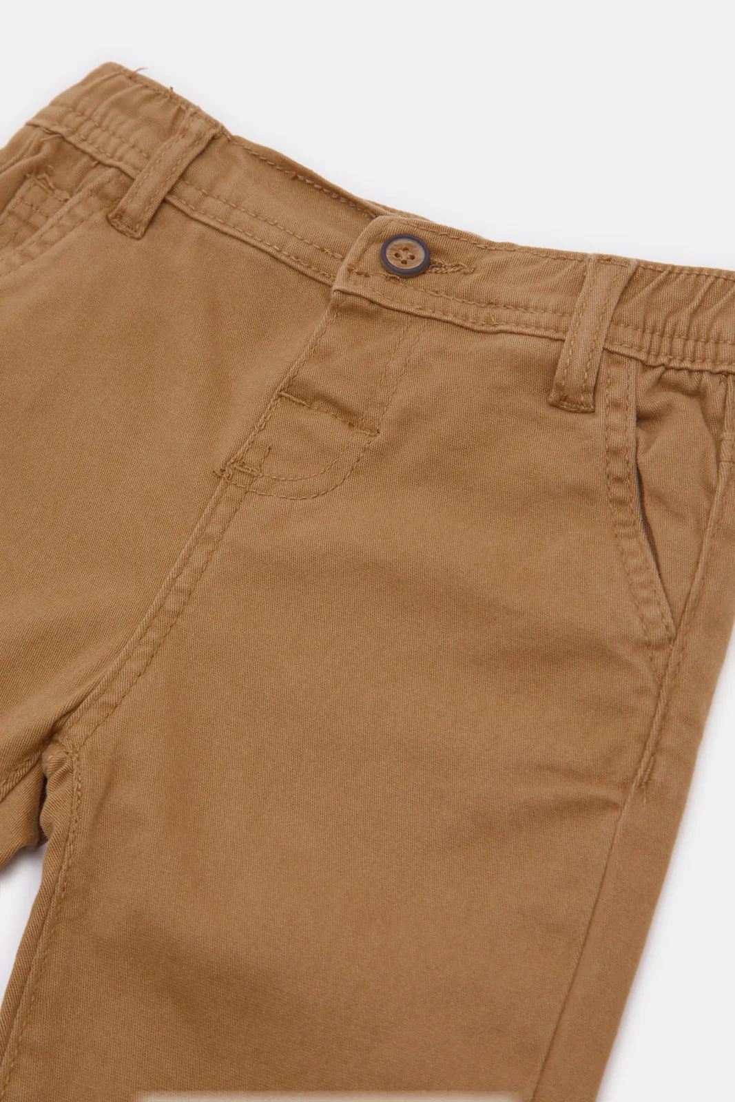 Infant Boys Tan Twill Trouser