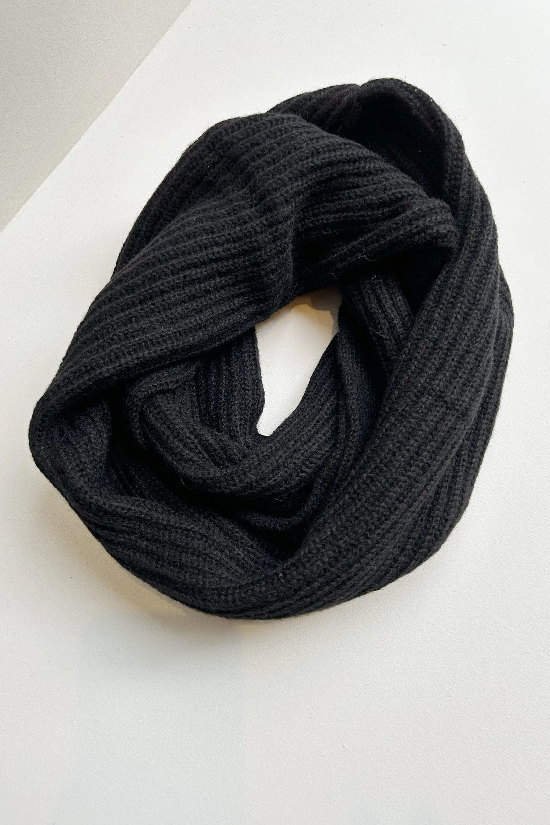 Infinity Scarf in Soft Alpaca Wool Blend