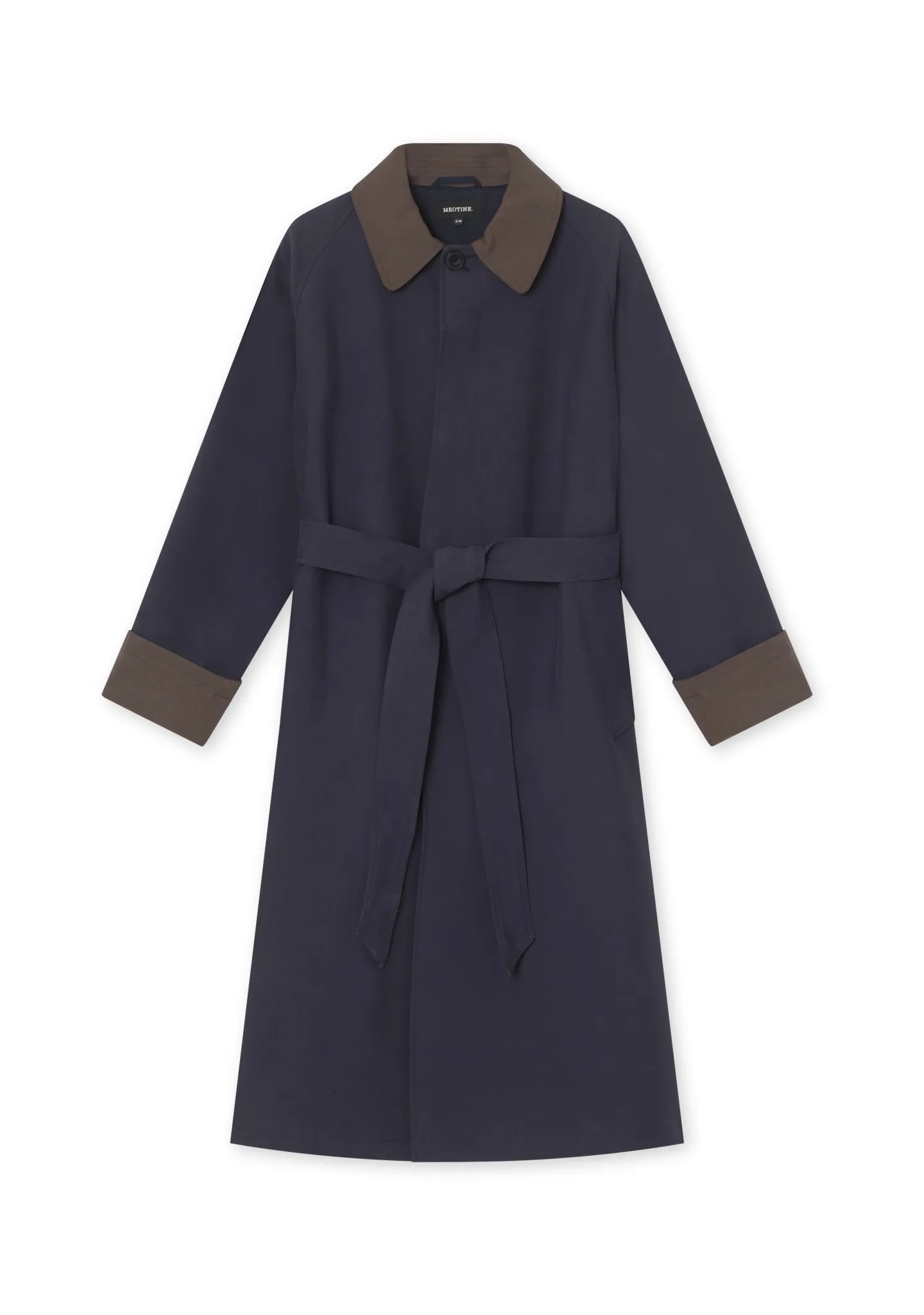 JOEL CANVAS COAT - NAVY