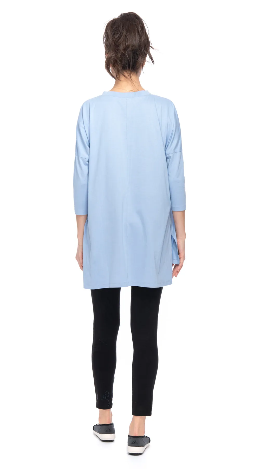 Lana Tunic - sky blue - organic cotton