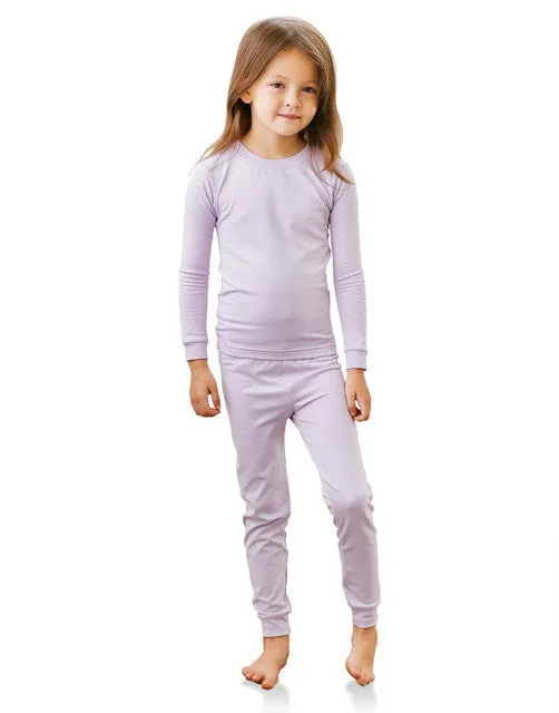 Lavender Girls Aero Heat Thermal Pajama Set