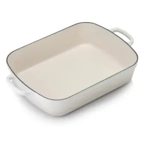 Le Creuset Signature Cast Iron Rectangular Roaster 33cm Meringue