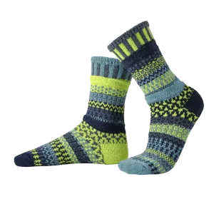 Lemongrass Recycled Cotton Crew Socks