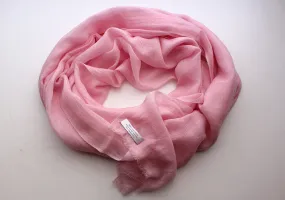 Light Pink 100% Pashmina Shawl from Nepal