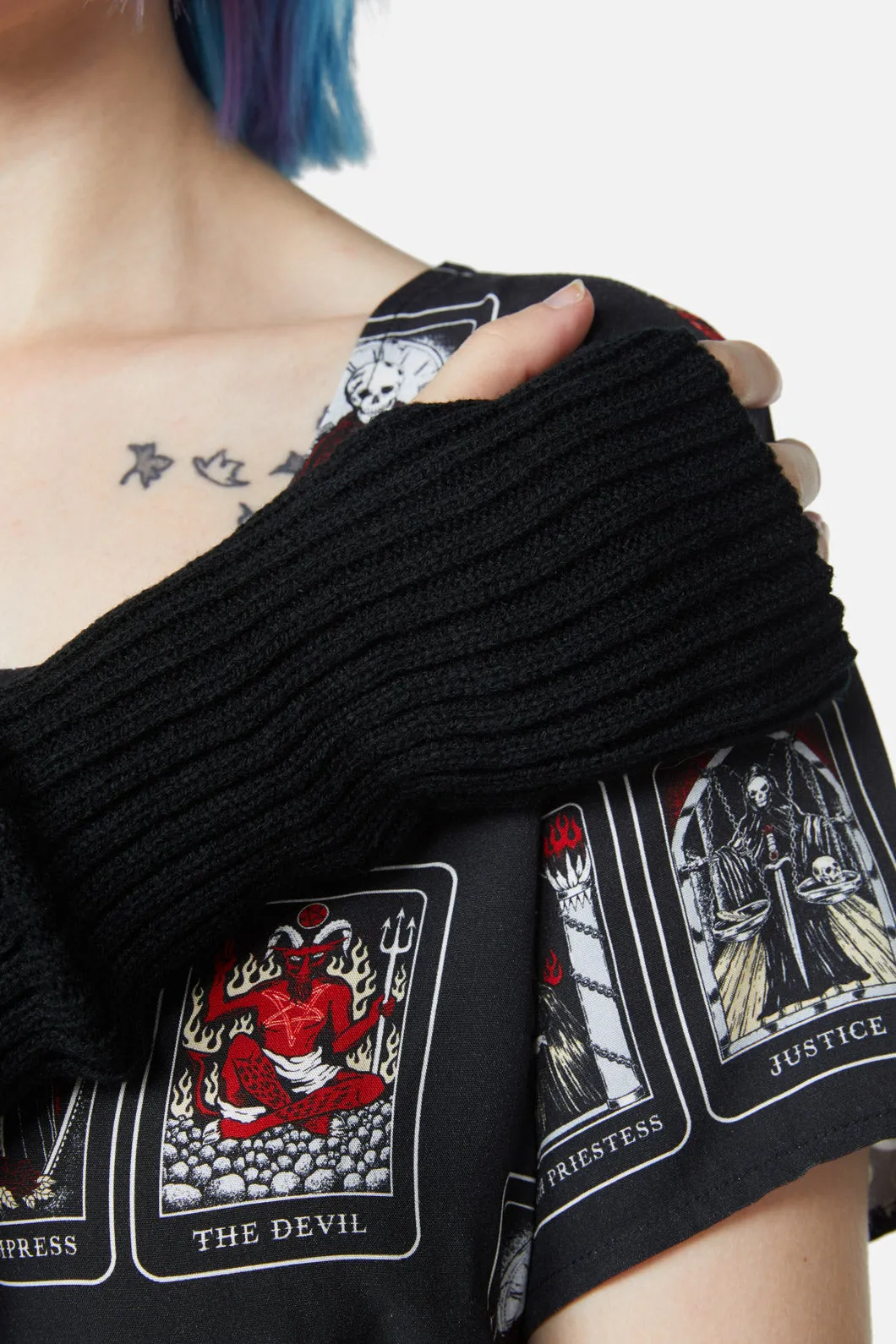 Long Fingerless Gloves