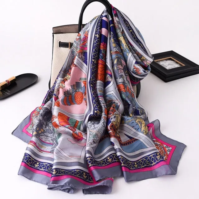 Long Silk Scarf