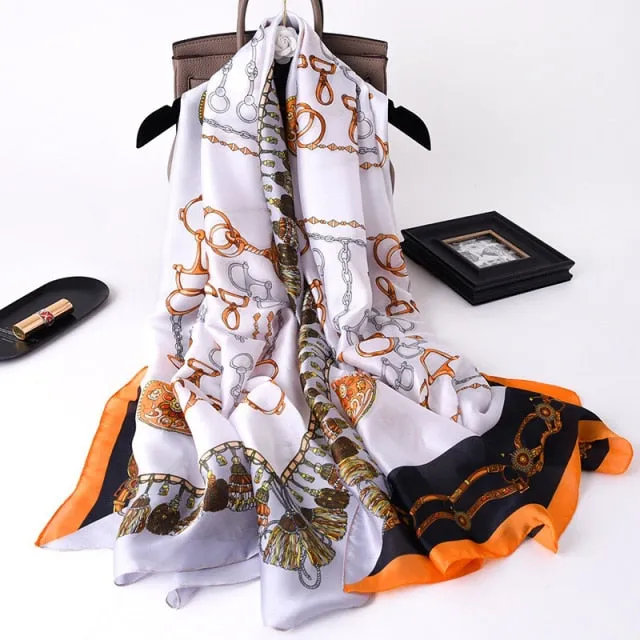 Long Silk Scarf