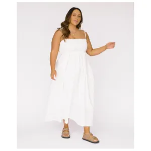 Lullaby Club Marisa Maxi Dress - White *FINAL SALE*