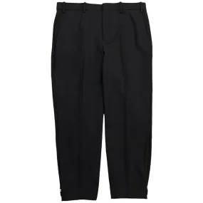 Men's Slim Fit Trousers Black Size IT 50 / UK 34