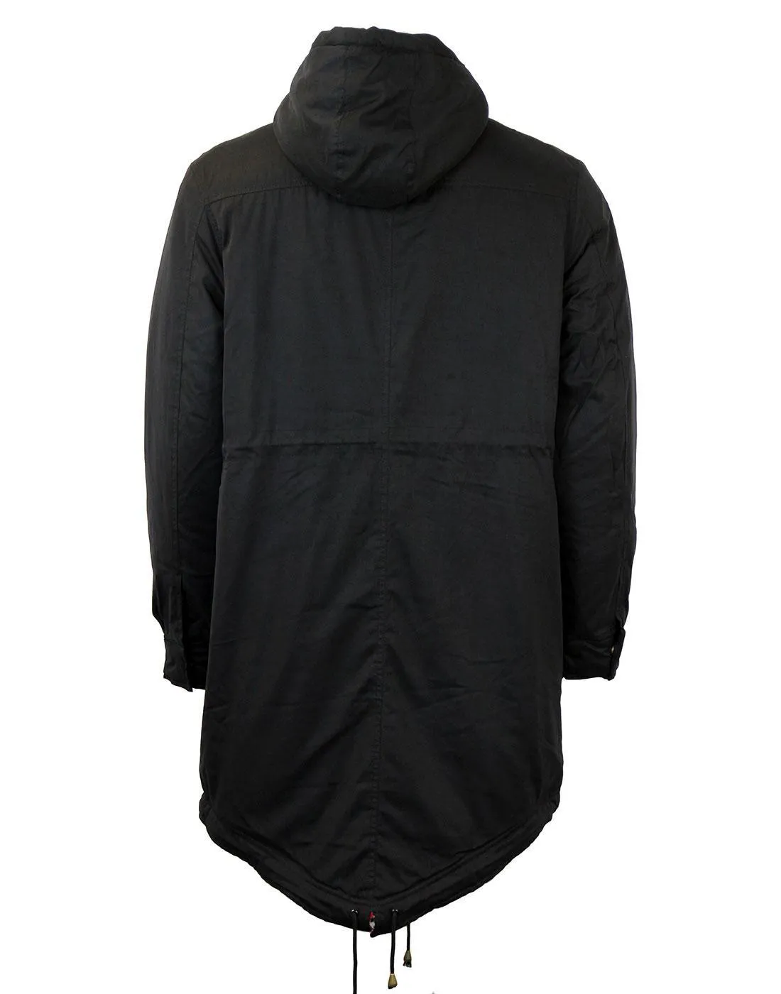 Merc London Tobias Fishtail Parka Black