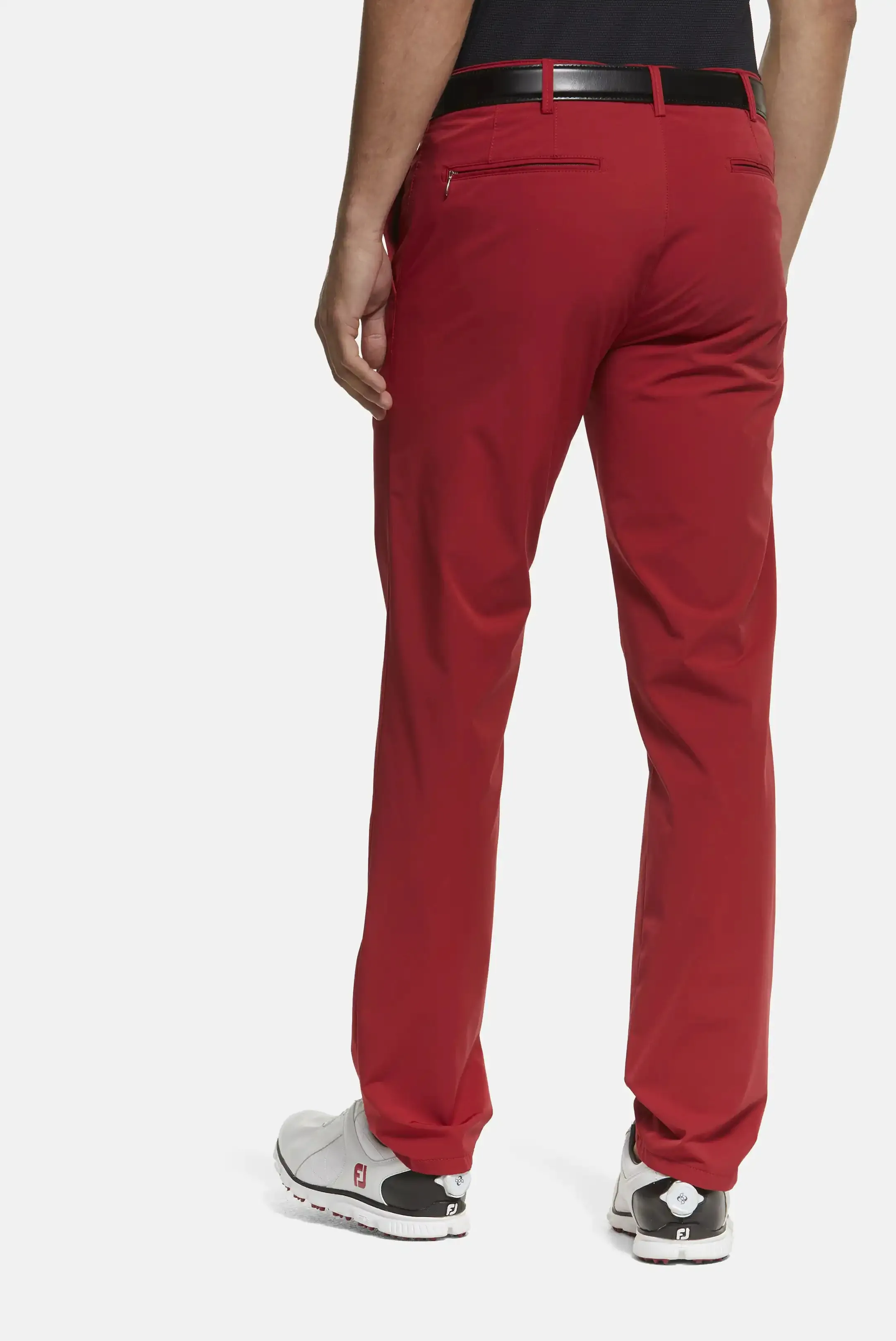 MEYER Golf Trousers - Augusta 8070 High Performance Chinos - Red