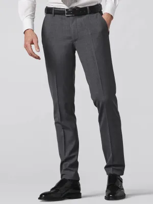 MEYER Oslo Trousers - 344 Flex Tropical Wool-Mix - Mid-Grey