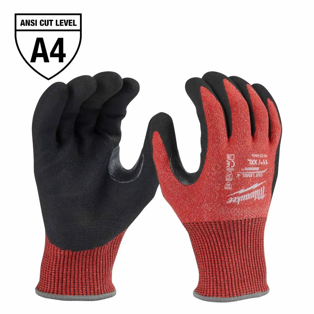 Milwaukee 48-22-8949B CUT 4 NITRILE GLOVE 12PK - XXL