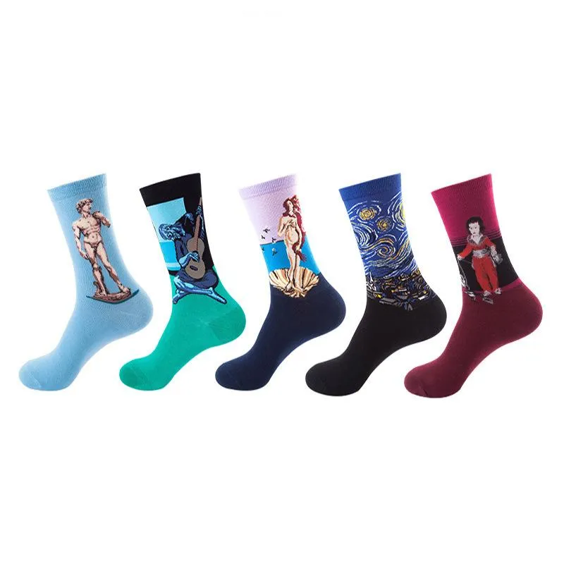 Mox JT Funny Socks Sets for Autumn and Winter - 5 Pairs/Set