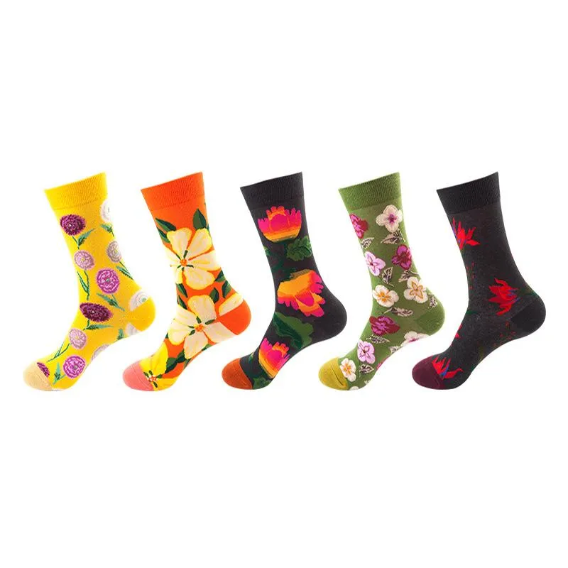 Mox JT Funny Socks Sets for Autumn and Winter - 5 Pairs/Set