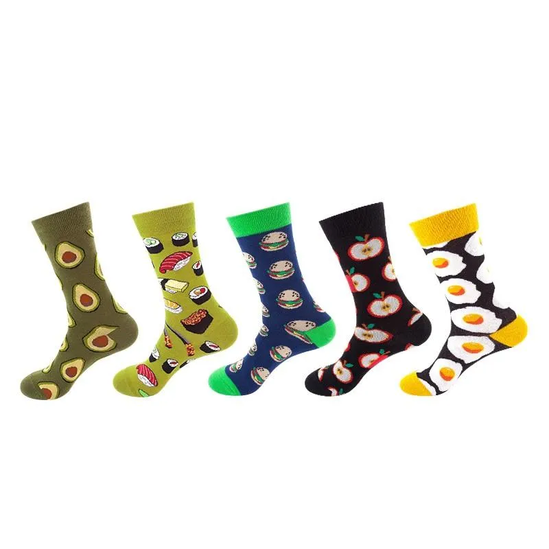 Mox JT Funny Socks Sets for Autumn and Winter - 5 Pairs/Set