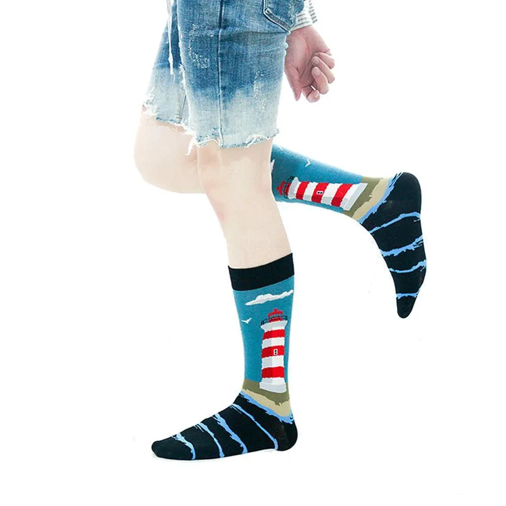 Mox JT Funny Socks Sets for Autumn and Winter - 5 Pairs/Set