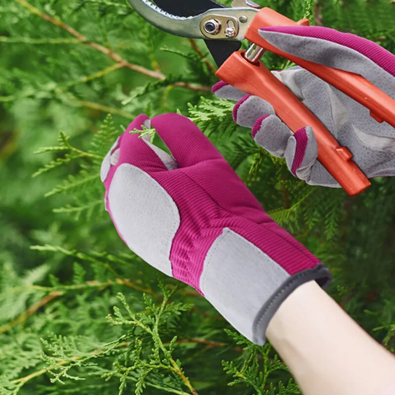 Multi-purpose Long Gardening Gloves Rose Pruning Thorn Proof Garden Gloves with Long Forearm Protection Gauntlets Unisex RE