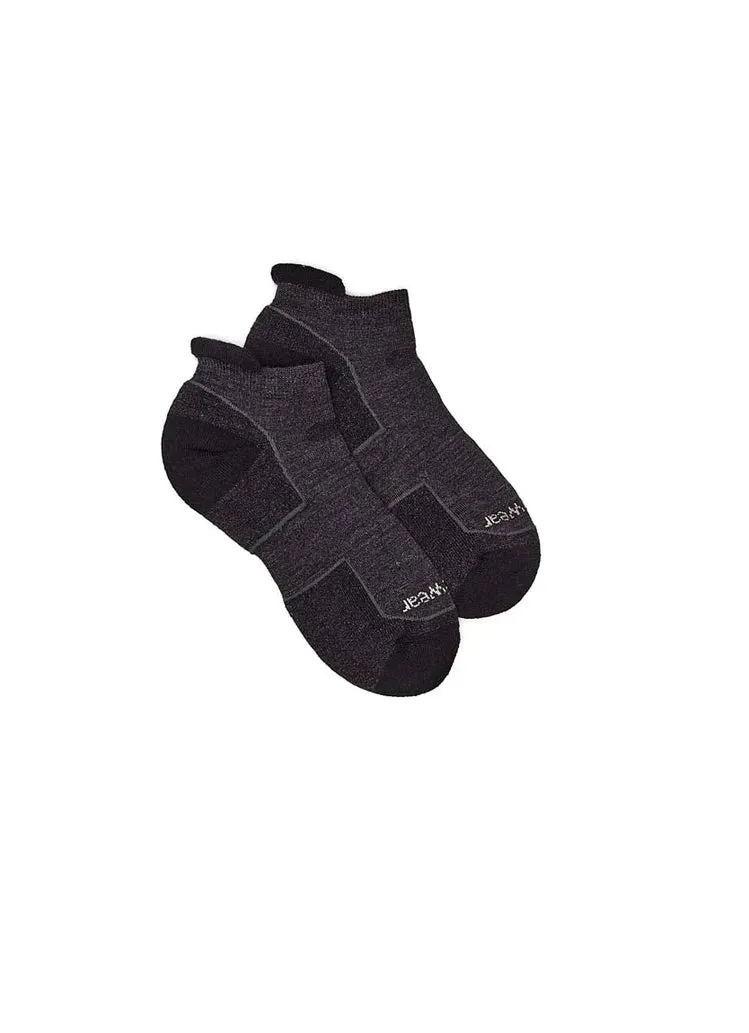 Multisport Running Wool Ankle Socks in Grey