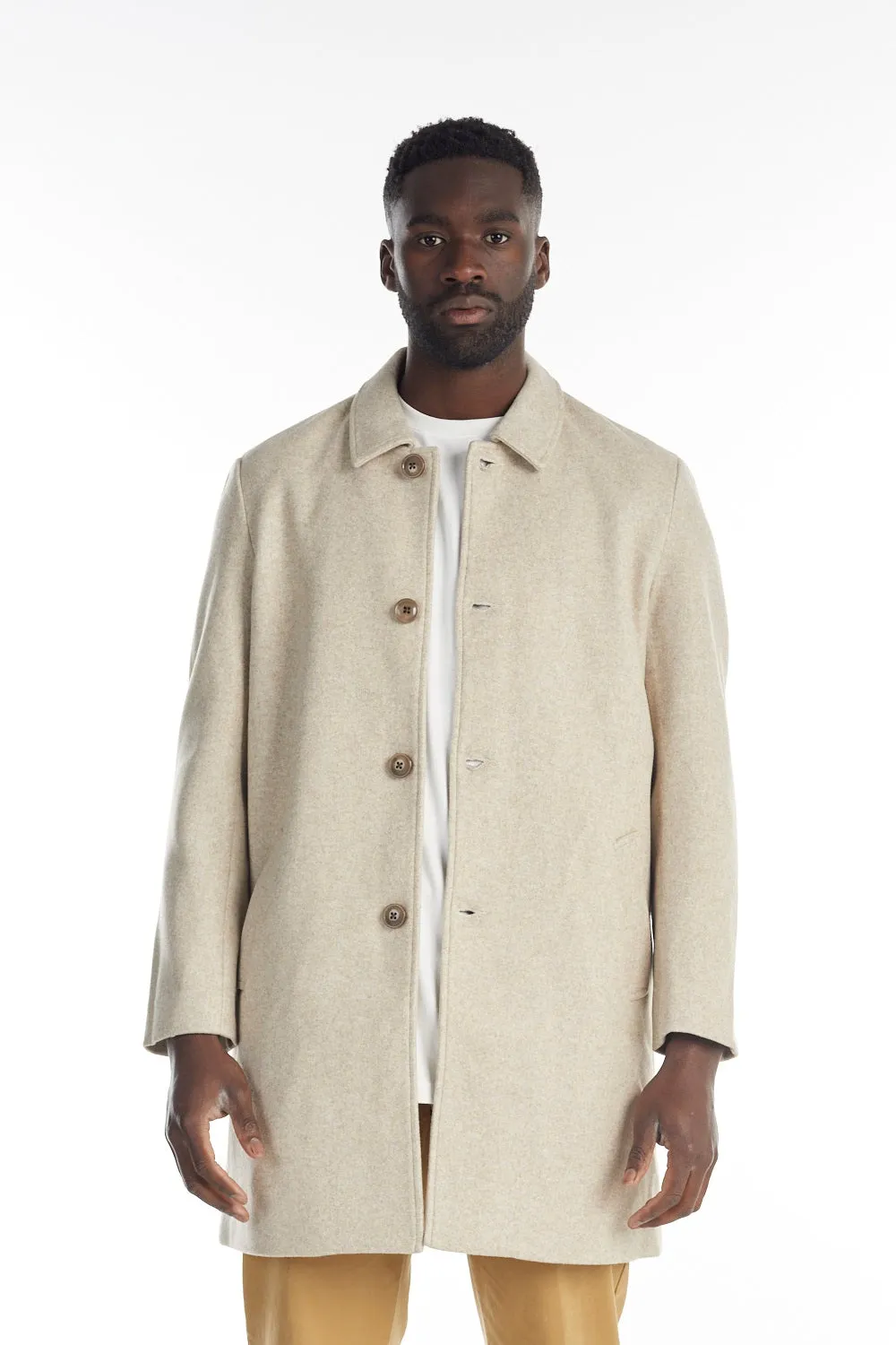 nANA jUDY Mens Butler Coat Beige