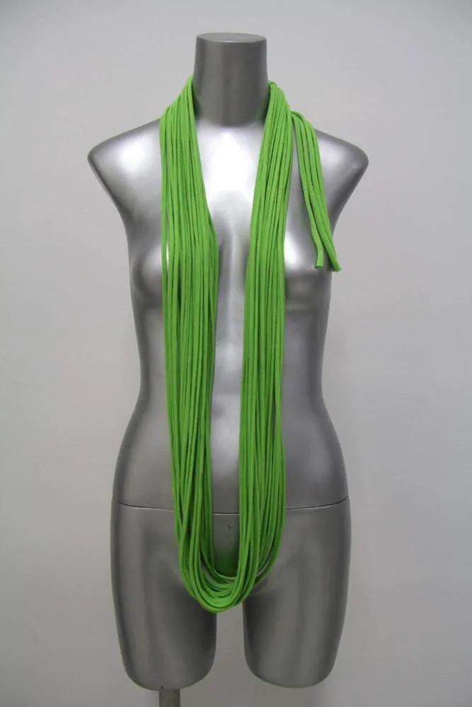 Necklush Infinity Scarf / Lime Green / Unisex