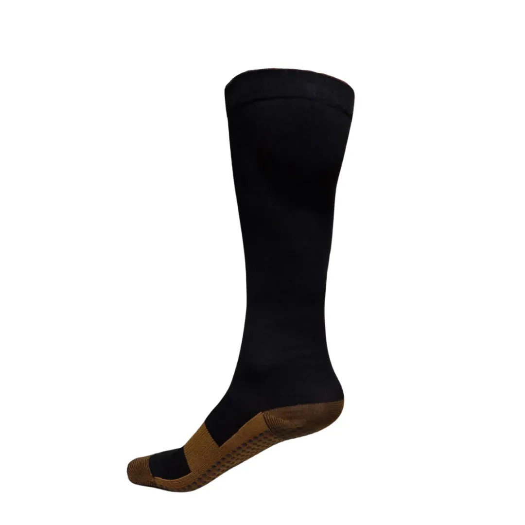 Non-Slip Compression Socks in Black