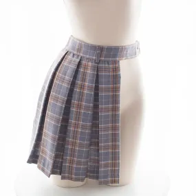 Open Plaid Skirt SD00449